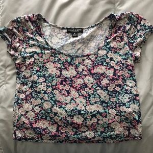 Floral crop top